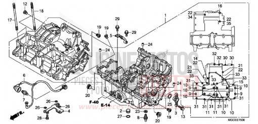 CARTER MOTEUR CB1100SAE de 2014